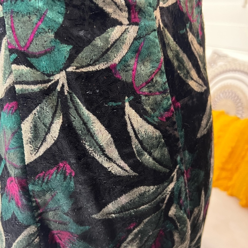 Vintage Betty & Sheila Burnout Velvet Floral Cocktail Dress 80s 90s Y2K Party - Picture 7 of 17